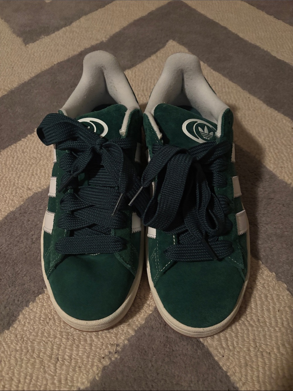 Men’s Green Adidas Campuses